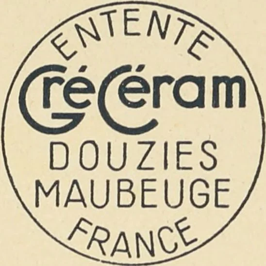 An illustration from Grès cérame, orvercéram éléments mosaíques d'or et d'argent, páte de verre / Produits céramiques de Maubeuge, société anonyme au capital de deux millions : Douzies-Maubeuge, Nord France, 1900, leaf 3