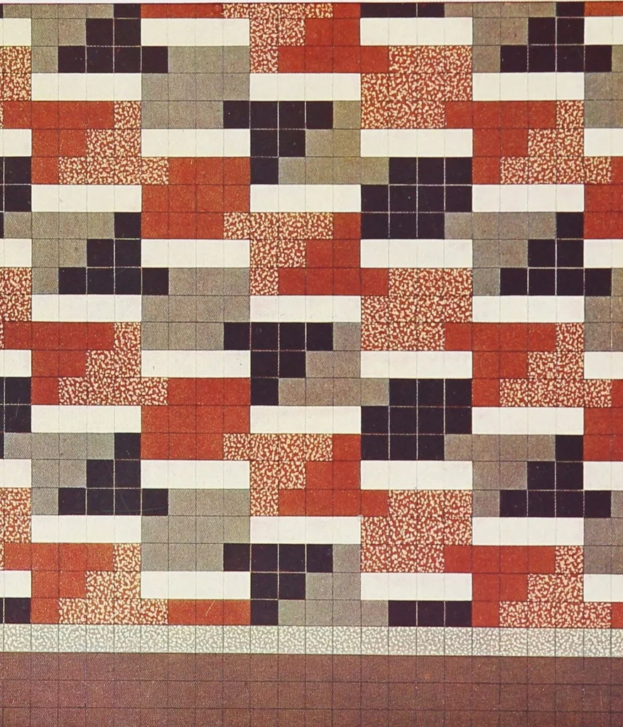 An illustration from Grès cérame, orvercéram éléments mosaíques d'or et d'argent, páte de verre / Produits céramiques de Maubeuge, société anonyme au capital de deux millions : Douzies-Maubeuge, Nord France, 1900, leaf 43