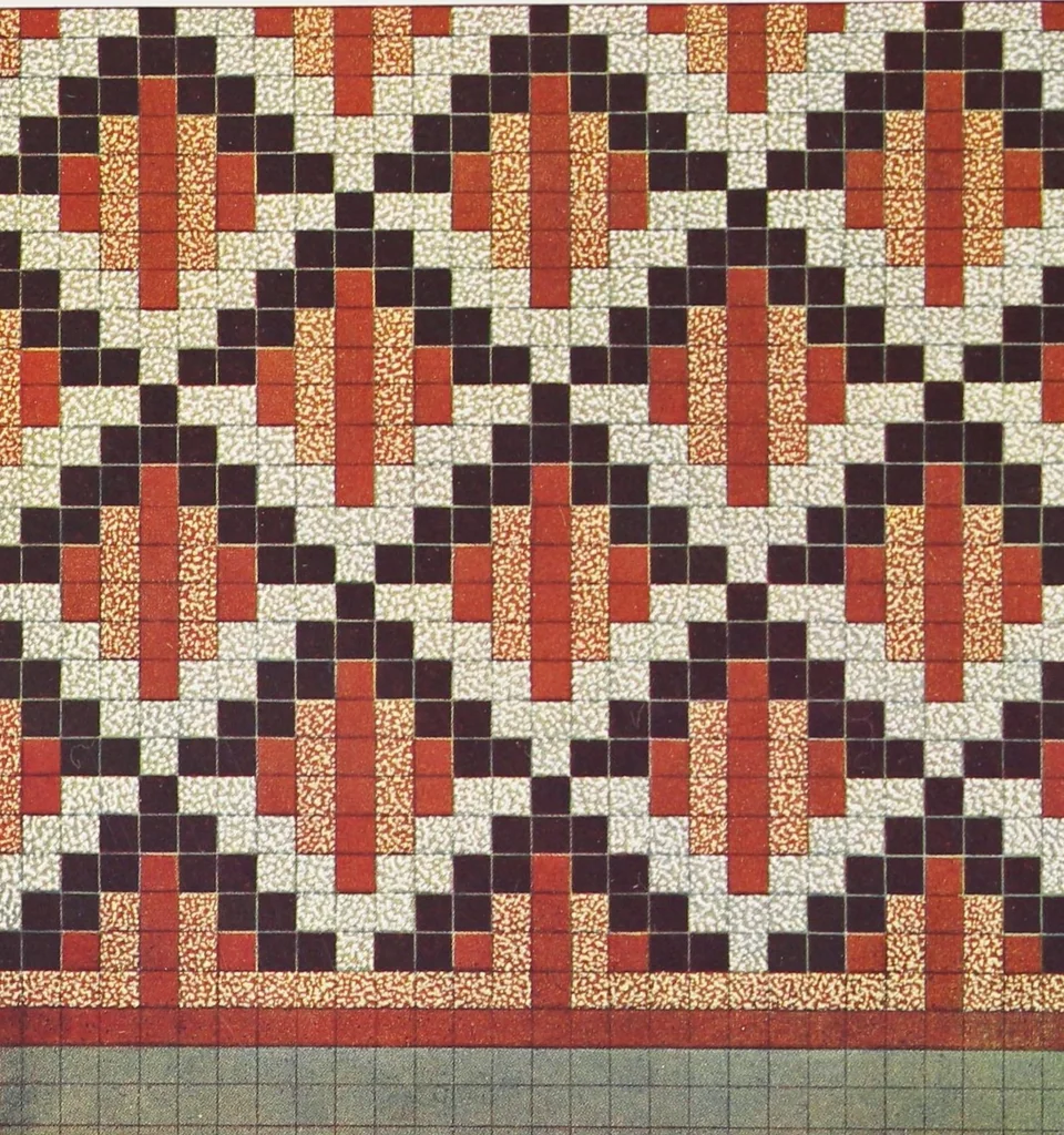 An illustration from Grès cérame, orvercéram éléments mosaíques d'or et d'argent, páte de verre / Produits céramiques de Maubeuge, société anonyme au capital de deux millions : Douzies-Maubeuge, Nord France, 1900, leaf 57