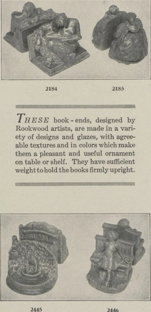 An illustration from Rookwood book-ends / the Rookwood Pottery Company, 1900, leaf 2