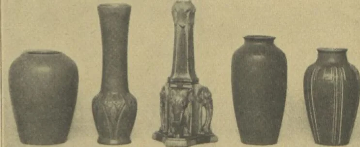An illustration from Rookwood vases and lamp bases / the Rookwood Pottery Company, 1900, leaf 2