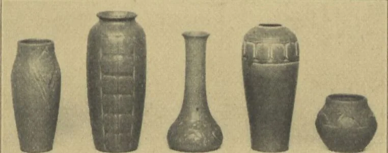 An illustration from Rookwood vases and lamp bases / the Rookwood Pottery Company, 1900, leaf 3