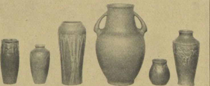 An illustration from Rookwood vases and lamp bases / the Rookwood Pottery Company, 1900, leaf 3