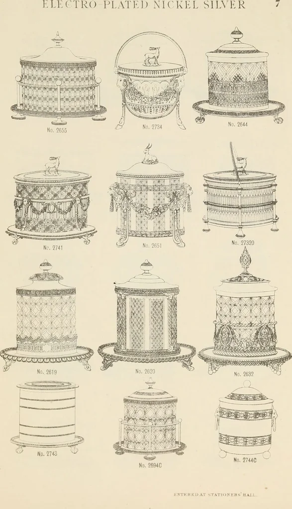 An illustration from [Catalogue of 19th century British plated and unplated art metal-work]., 1880, leaf 11