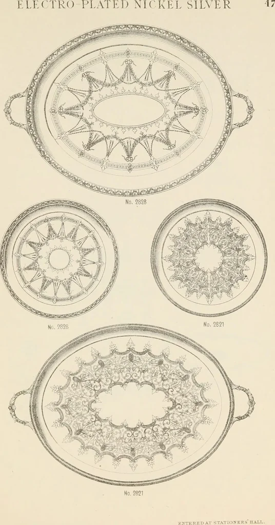An illustration from [Catalogue of 19th century British plated and unplated art metal-work]., 1880, leaf 51