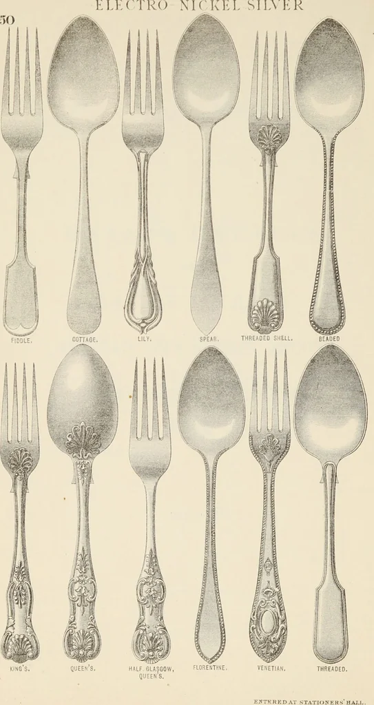 An illustration from [Catalogue of 19th century British plated and unplated art metal-work]., 1880, leaf 54