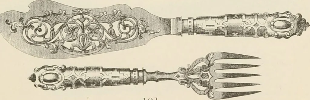 An illustration from [Catalogue of 19th century British plated and unplated art metal-work]., 1880, leaf 63