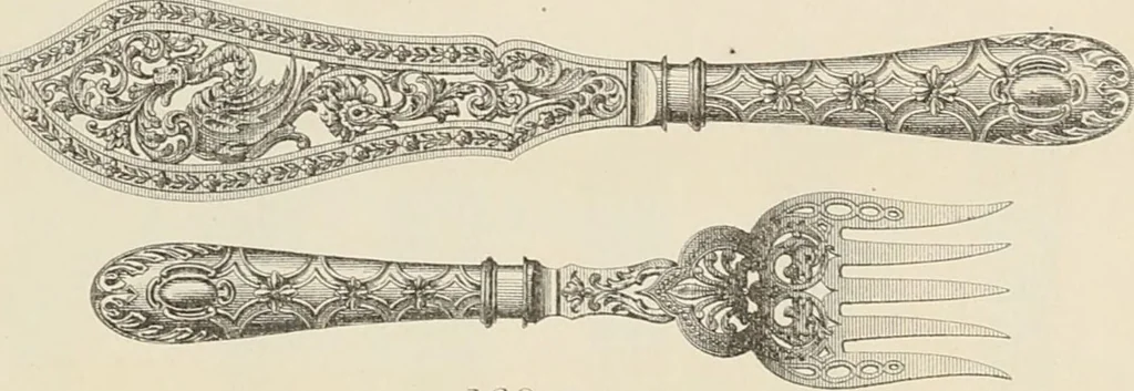 An illustration from [Catalogue of 19th century British plated and unplated art metal-work]., 1880, leaf 65
