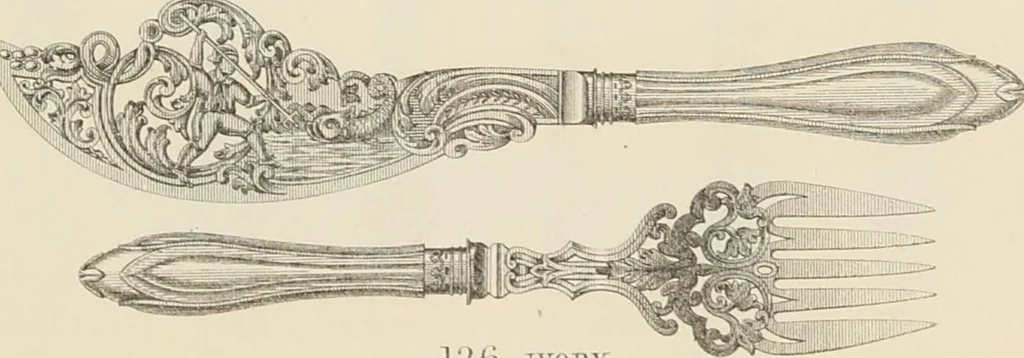 An illustration from [Catalogue of 19th century British plated and unplated art metal-work]., 1880, leaf 65