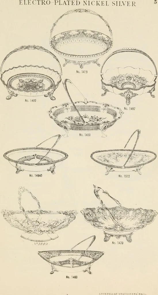 An illustration from [Catalogue of 19th century British plated and unplated art metal-work]., 1880, leaf 9
