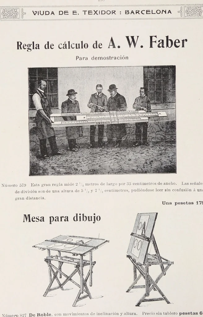 An illustration from Viuda de E. Texidor : Articulos para dibujo, pintura y arquitectura : suplemento al catálogo general, 1910, leaf 214