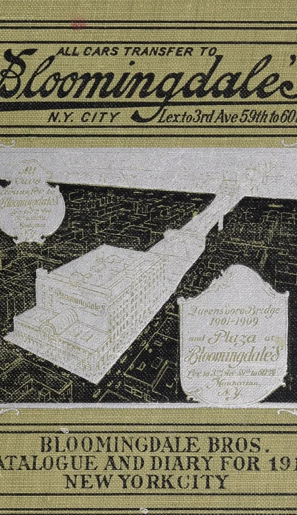 An illustration from Bloomingdales : Diary 1910 and catalog, giving prices and details of high grade merchandise and various other interesting information / Bloomingdale Bros., 1910, leaf 1