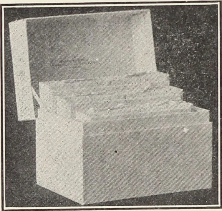 An illustration from Bloomingdales : Diary 1910 and catalog, giving prices and details of high grade merchandise and various other interesting information / Bloomingdale Bros., 1910, leaf 104