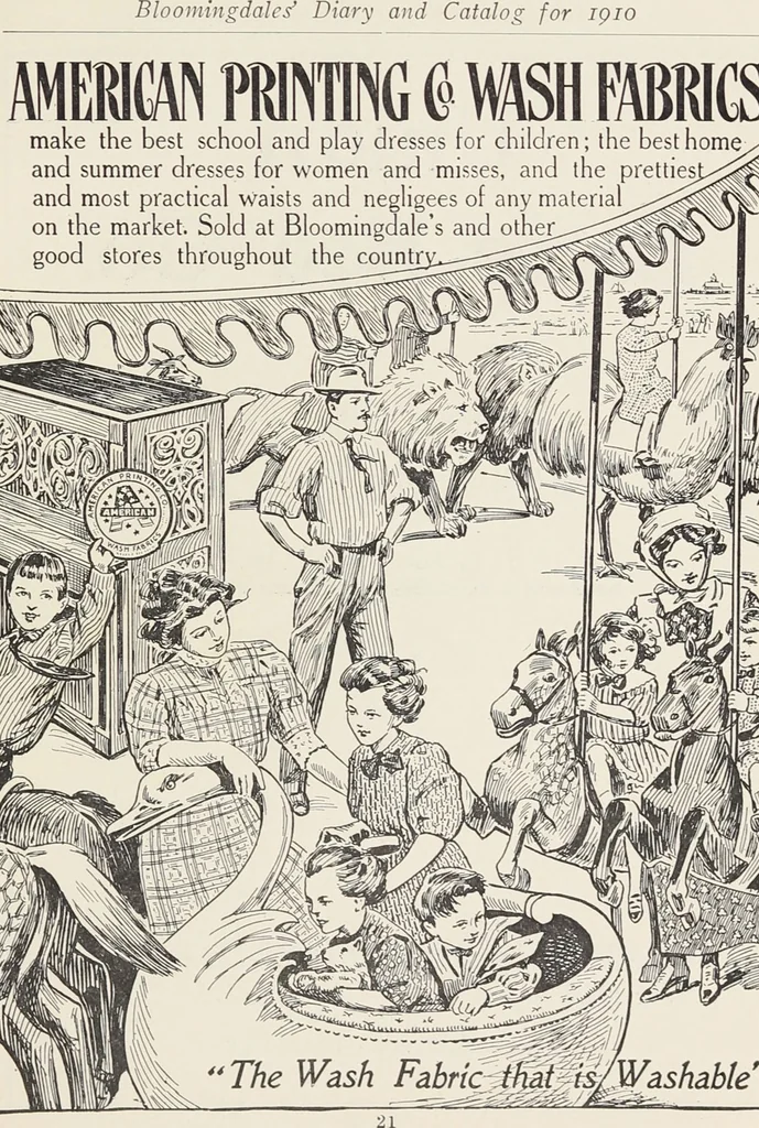 An illustration from Bloomingdales : Diary 1910 and catalog, giving prices and details of high grade merchandise and various other interesting information / Bloomingdale Bros., 1910, leaf 23