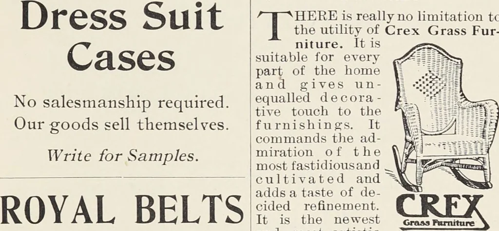 An illustration from Bloomingdales : Diary 1910 and catalog, giving prices and details of high grade merchandise and various other interesting information / Bloomingdale Bros., 1910, leaf 249