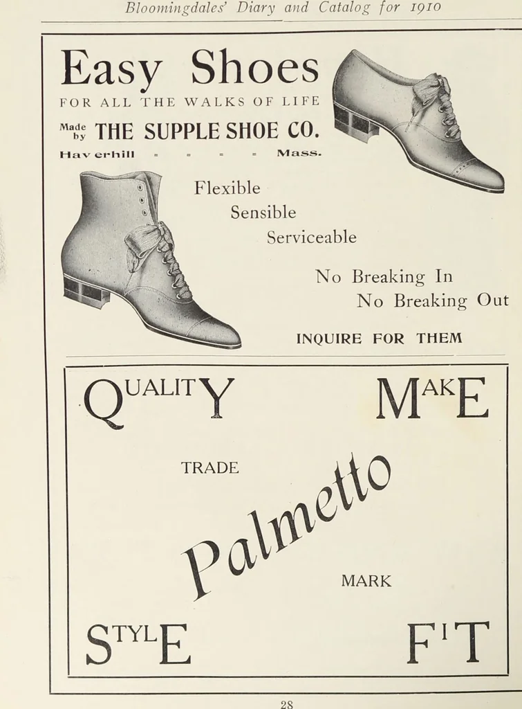 An illustration from Bloomingdales : Diary 1910 and catalog, giving prices and details of high grade merchandise and various other interesting information / Bloomingdale Bros., 1910, leaf 30