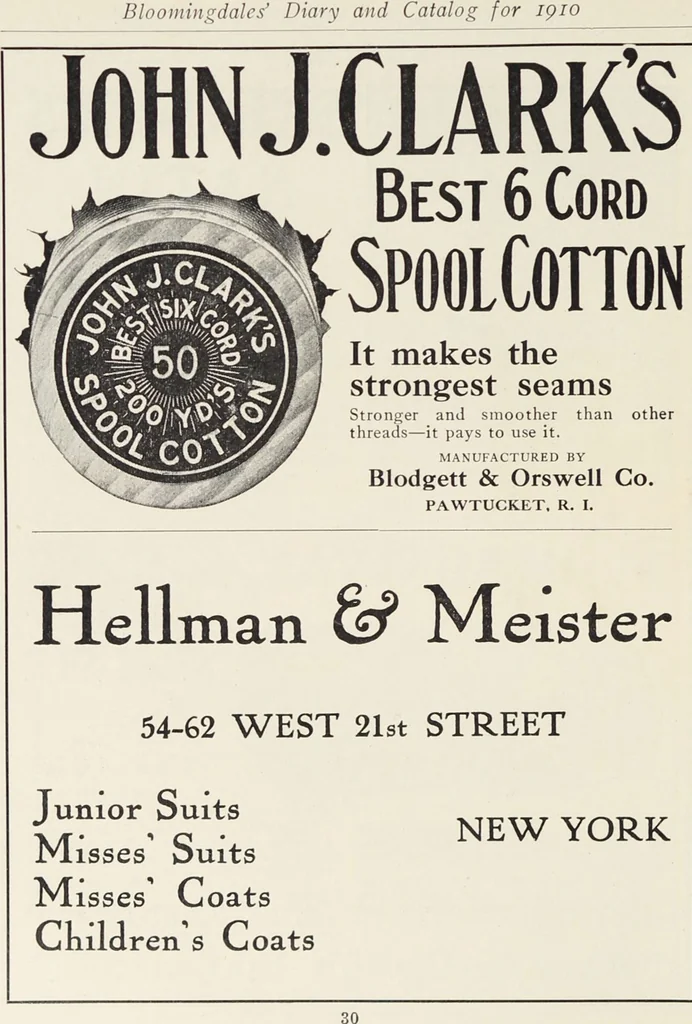 An illustration from Bloomingdales : Diary 1910 and catalog, giving prices and details of high grade merchandise and various other interesting information / Bloomingdale Bros., 1910, leaf 32