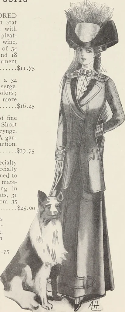 An illustration from Bloomingdales : Diary 1910 and catalog, giving prices and details of high grade merchandise and various other interesting information / Bloomingdale Bros., 1910, leaf 39