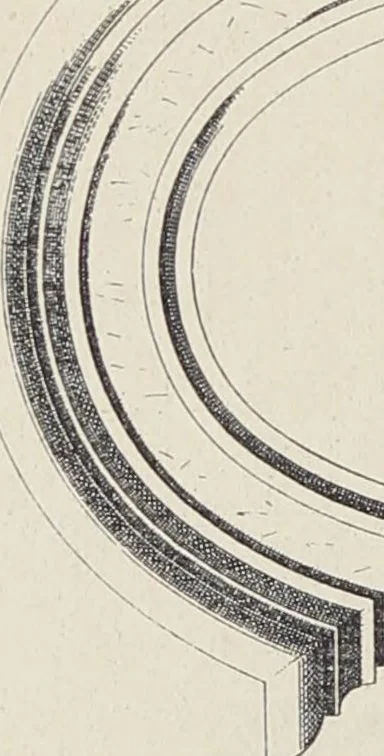 An illustration from Ornements d'architecture / Bonfils & Laval, 1901, leaf 108