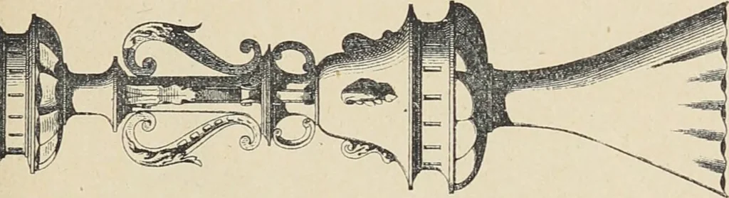 An illustration from Ornements d'architecture / Bonfils & Laval, 1901, leaf 131