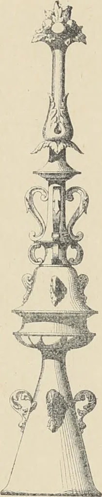 An illustration from Ornements d'architecture / Bonfils & Laval, 1901, leaf 133