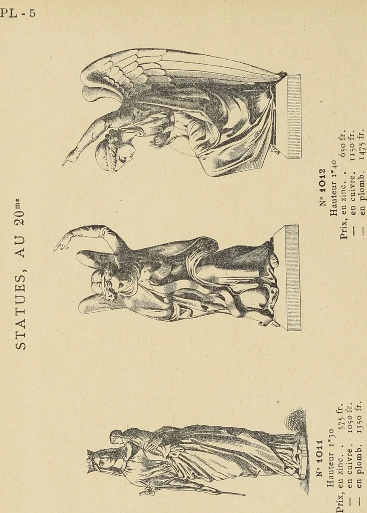 An illustration from Ornements d'architecture / Bonfils & Laval, 1901, leaf 16