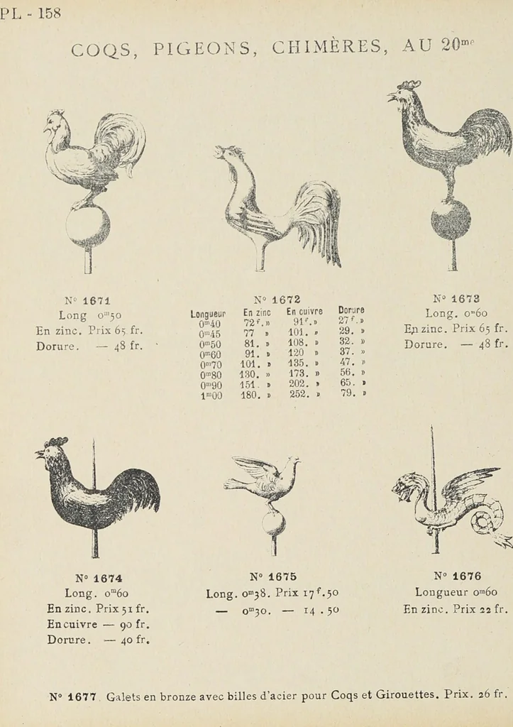 An illustration from Ornements d'architecture / Bonfils & Laval, 1901, leaf 174