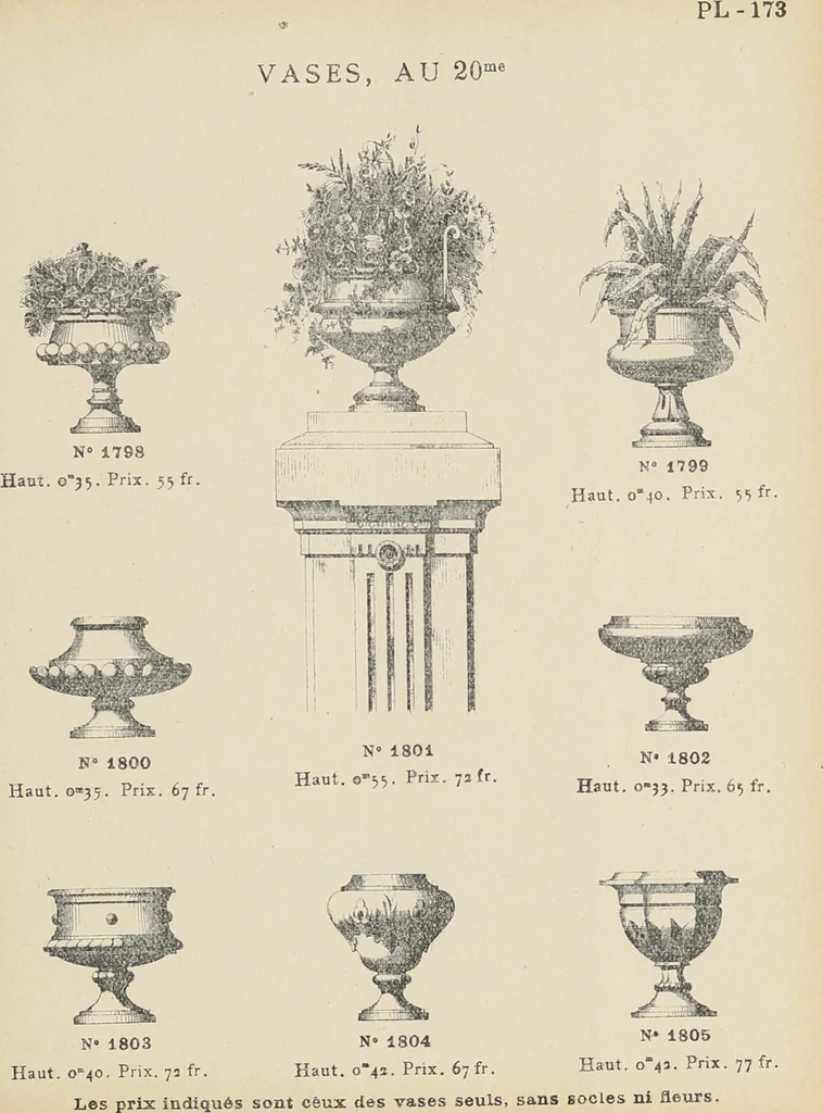 An illustration from Ornements d'architecture / Bonfils & Laval, 1901, leaf 189