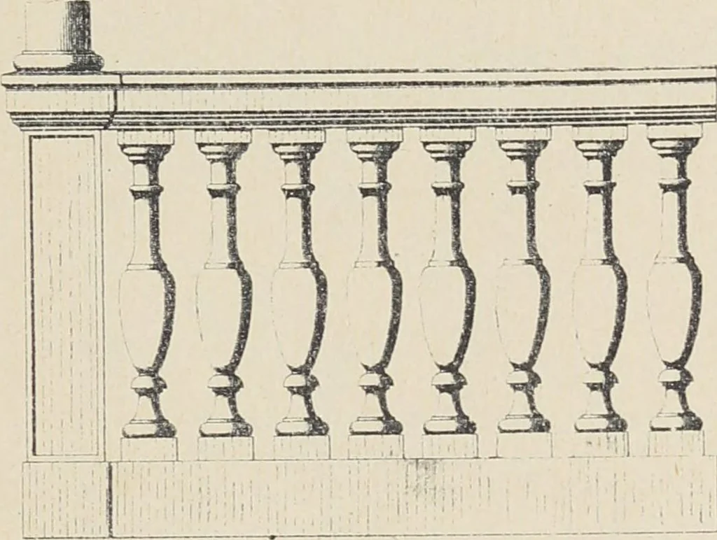 An illustration from Ornements d'architecture / Bonfils & Laval, 1901, leaf 197