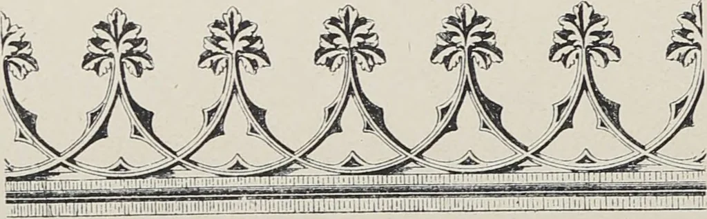 An illustration from Ornements d'architecture / Bonfils & Laval, 1901, leaf 214
