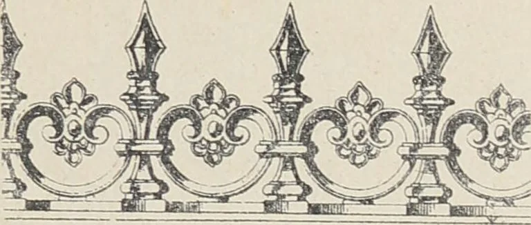 An illustration from Ornements d'architecture / Bonfils & Laval, 1901, leaf 245