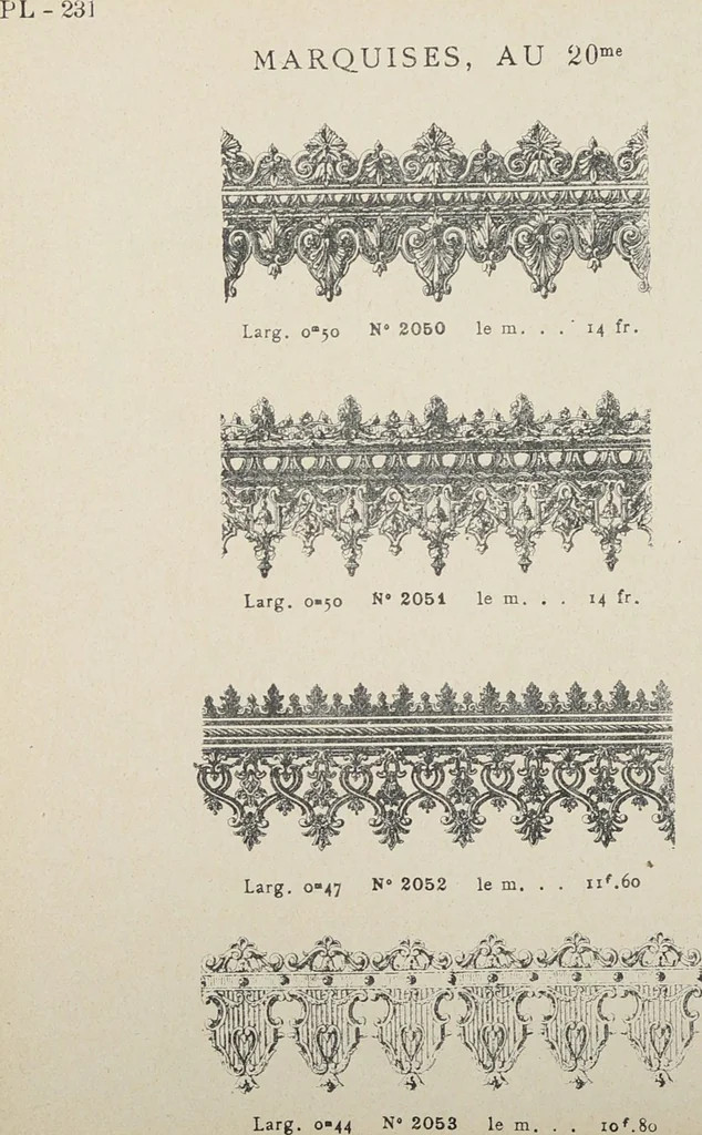 An illustration from Ornements d'architecture / Bonfils & Laval, 1901, leaf 248
