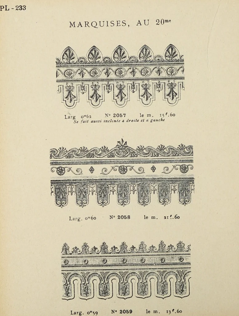 An illustration from Ornements d'architecture / Bonfils & Laval, 1901, leaf 250