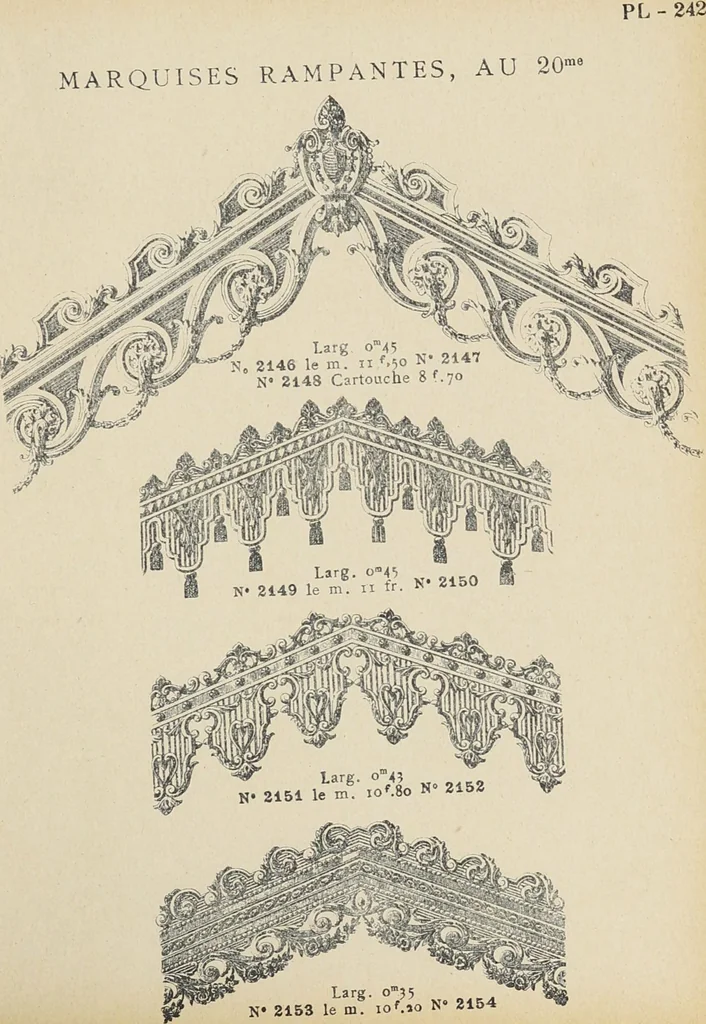 An illustration from Ornements d'architecture / Bonfils & Laval, 1901, leaf 259