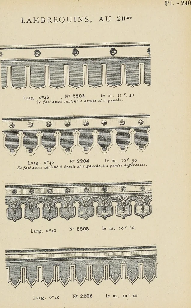 An illustration from Ornements d'architecture / Bonfils & Laval, 1901, leaf 263