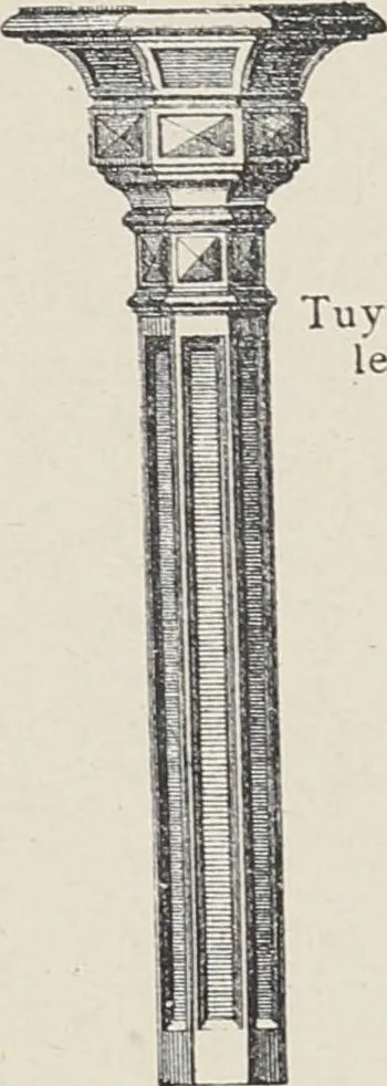 An illustration from Ornements d'architecture / Bonfils & Laval, 1901, leaf 285