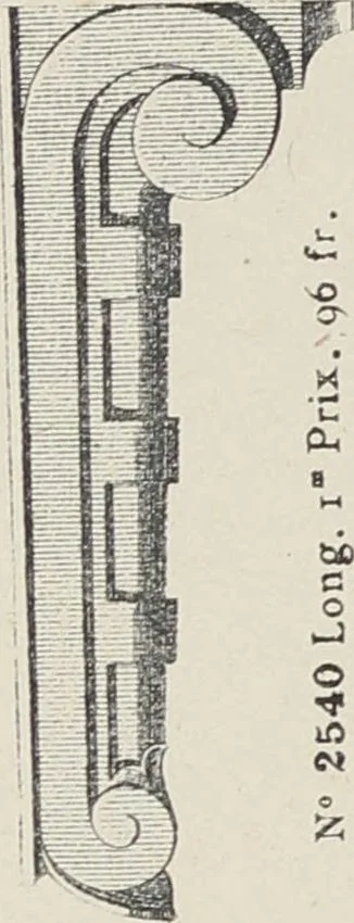 An illustration from Ornements d'architecture / Bonfils & Laval, 1901, leaf 288