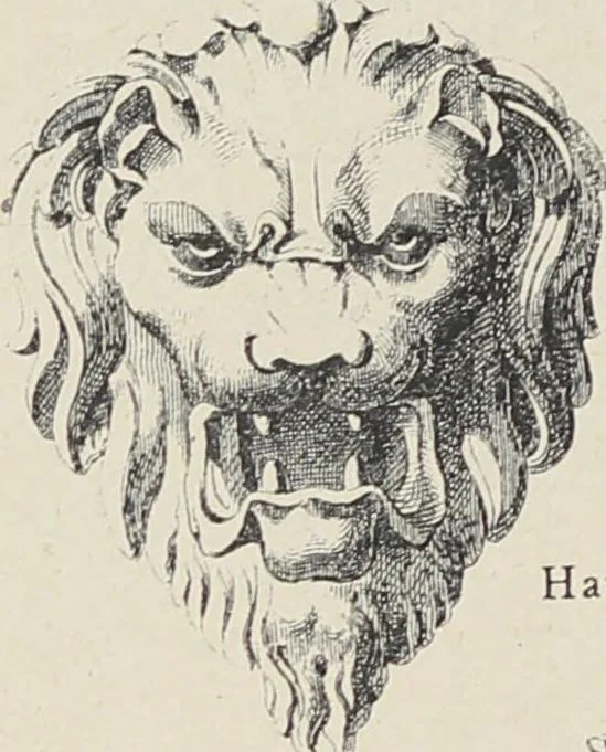 An illustration from Ornements d'architecture / Bonfils & Laval, 1901, leaf 294