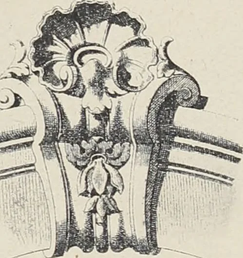 An illustration from Ornements d'architecture / Bonfils & Laval, 1901, leaf 299