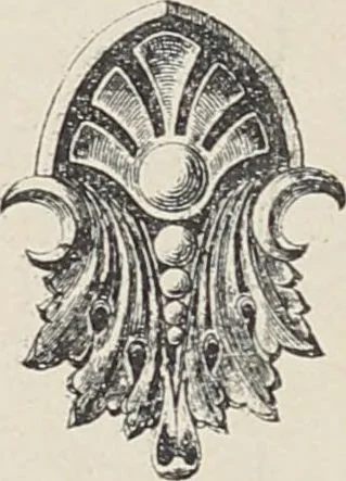An illustration from Ornements d'architecture / Bonfils & Laval, 1901, leaf 299