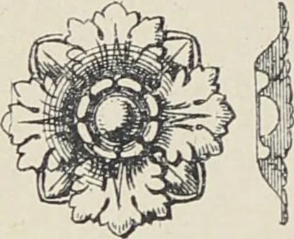 An illustration from Ornements d'architecture / Bonfils & Laval, 1901, leaf 312