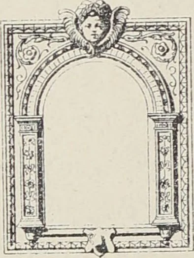 An illustration from Ornements d'architecture / Bonfils & Laval, 1901, leaf 314