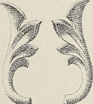 An illustration from Ornements d'architecture / Bonfils & Laval, 1901, leaf 319