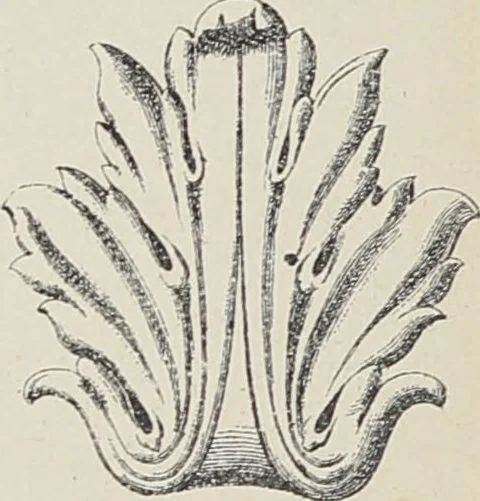 An illustration from Ornements d'architecture / Bonfils & Laval, 1901, leaf 322