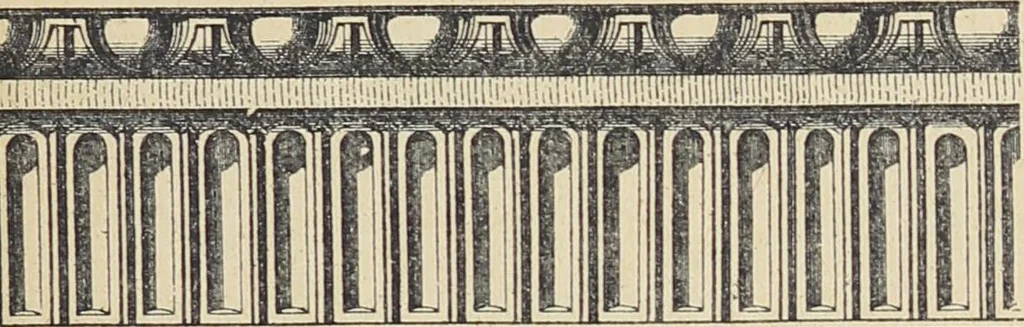 An illustration from Ornements d'architecture / Bonfils & Laval, 1901, leaf 37