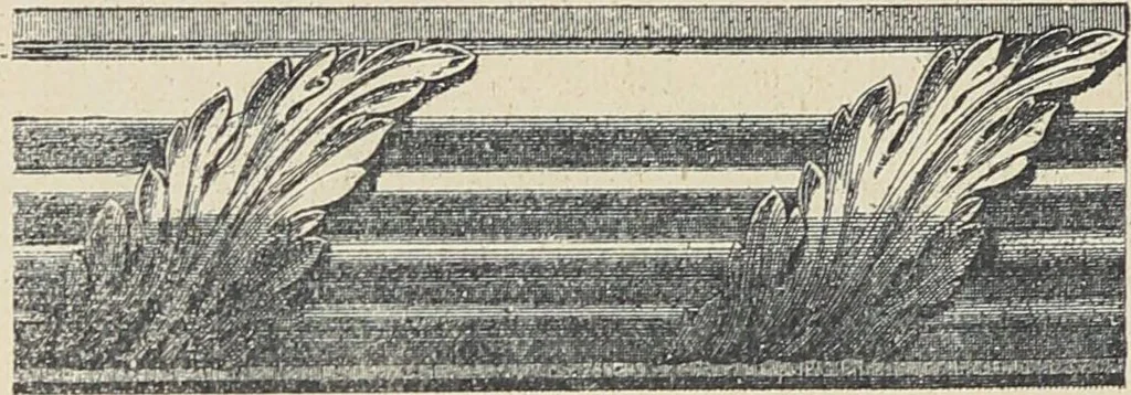 An illustration from Ornements d'architecture / Bonfils & Laval, 1901, leaf 46