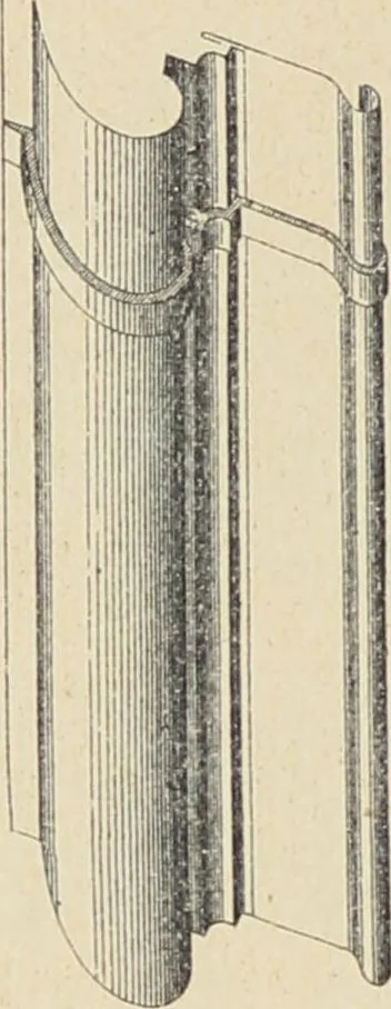 An illustration from Ornements d'architecture / Bonfils & Laval, 1901, leaf 48
