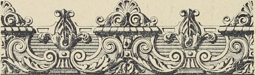 An illustration from Ornements d'architecture / Bonfils & Laval, 1901, leaf 50