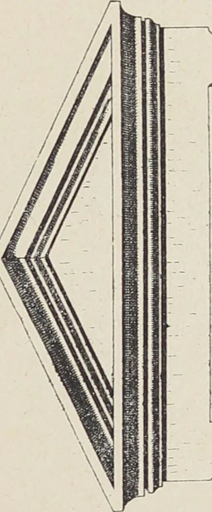 An illustration from Ornements d'architecture / Bonfils & Laval, 1901, leaf 73