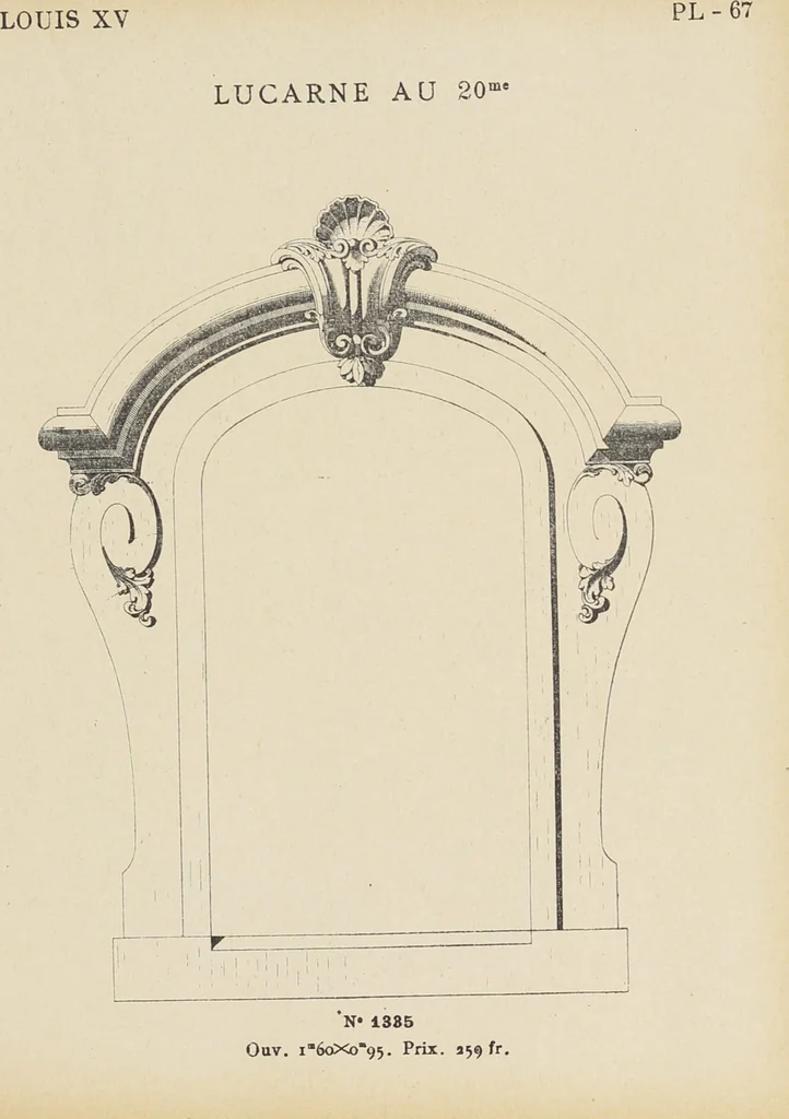 An illustration from Ornements d'architecture / Bonfils & Laval, 1901, leaf 79